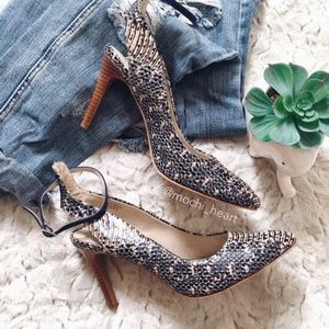 Anthropologie Lien.Do by Seychelles Printed Heels
